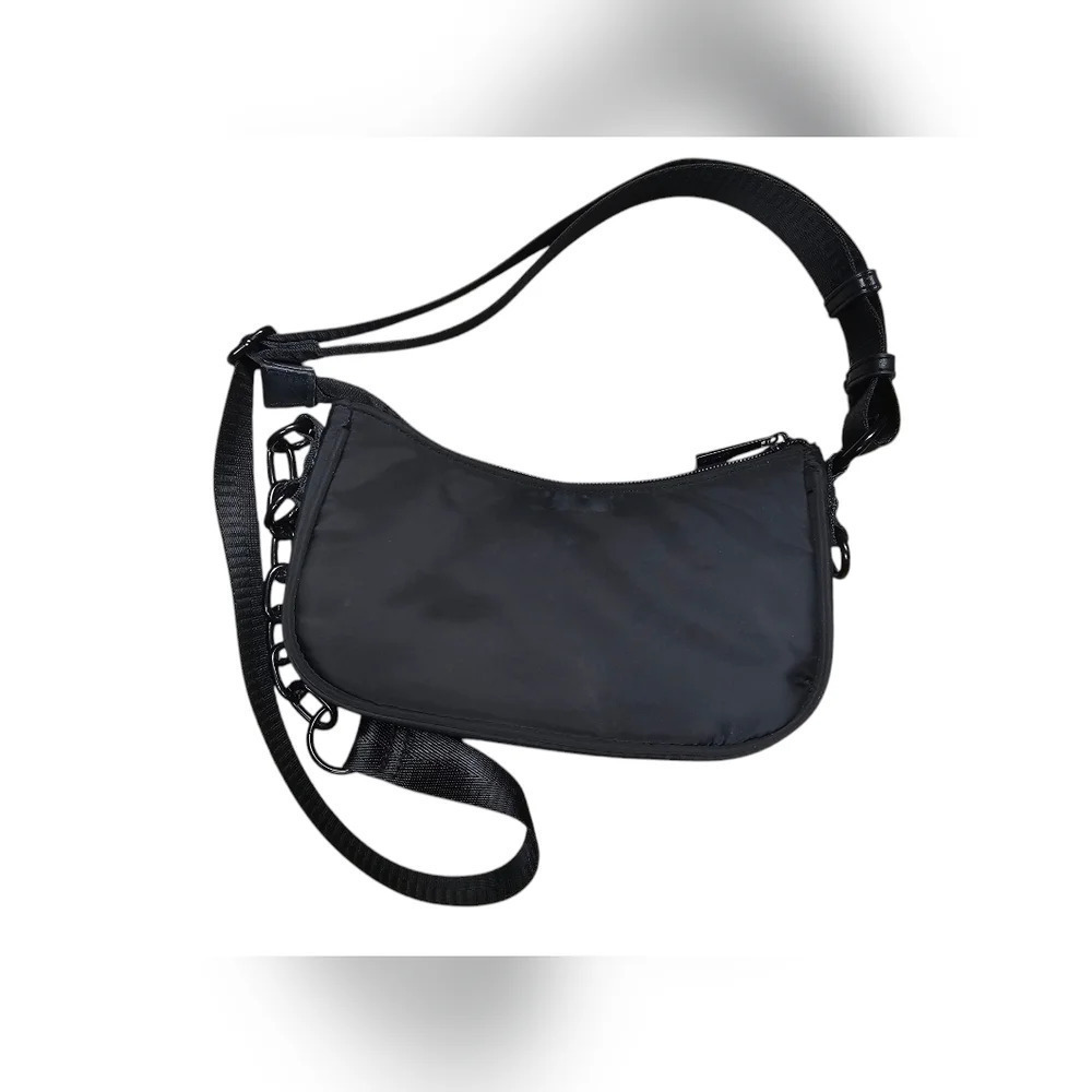 Satinato Black Mini Cute Crossbody Chain Purse